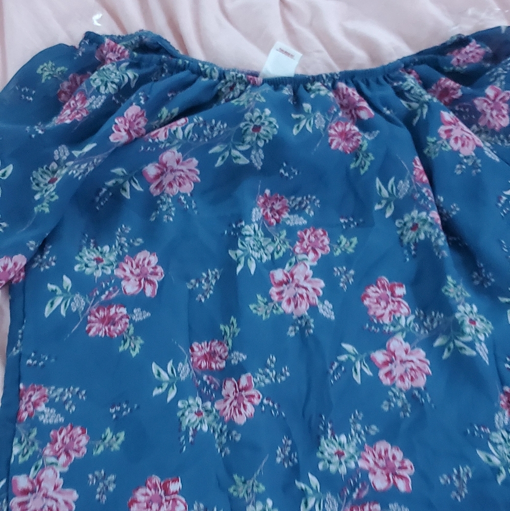 Rose covered blouse